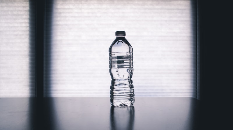 Plastic water bottle